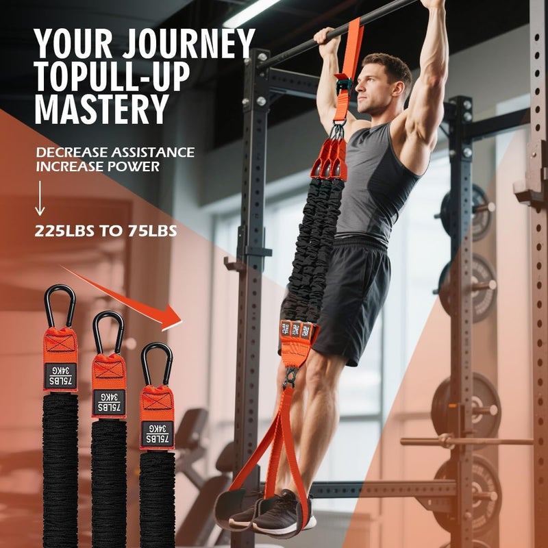 Leekey Resistance Bands, Exercise Bands,Pull Up Assist Bands - Bands for Working Out,Band for Men and Women Fitness Training, Physical Therapy,Home Workouts - Image 3